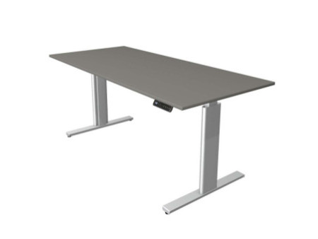 kerkmann Table de bureau assis-debout Move 3 tube, graphite