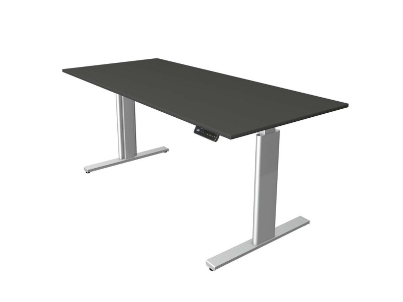 kerkmann Table de bureau assis-debout Move 3 tube,anthracite