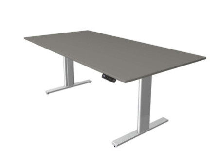 kerkmann Table de bureau assis-debout Move 3 tube, graphite