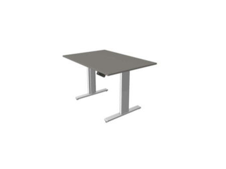 kerkmann Table de bureau assis-debout Move 3 tube, graphite