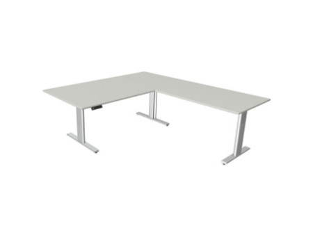 kerkmann Table de bureau assis-debout Move 3 tube, érable