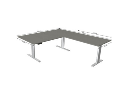 kerkmann Table de bureau assis-debout Move 3 tube
