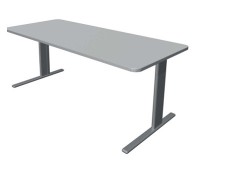 kerkmann Bureau UNIC, (L)1.800 mm, gris clair