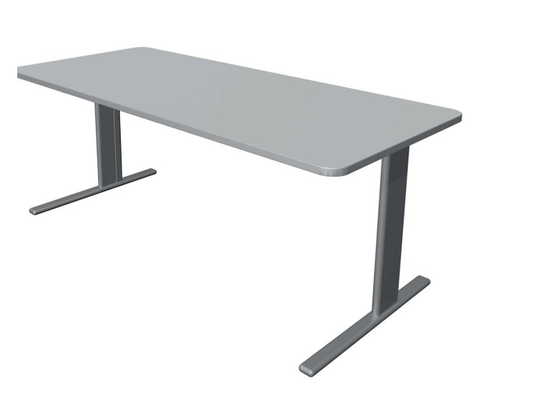 kerkmann Bureau UNIC, (L)1.800 mm, gris clair