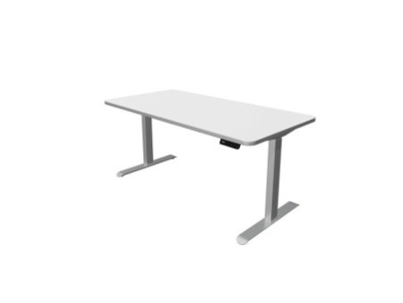 kerkmann Table de bureau assis-debout Move 3 Premium, blanc