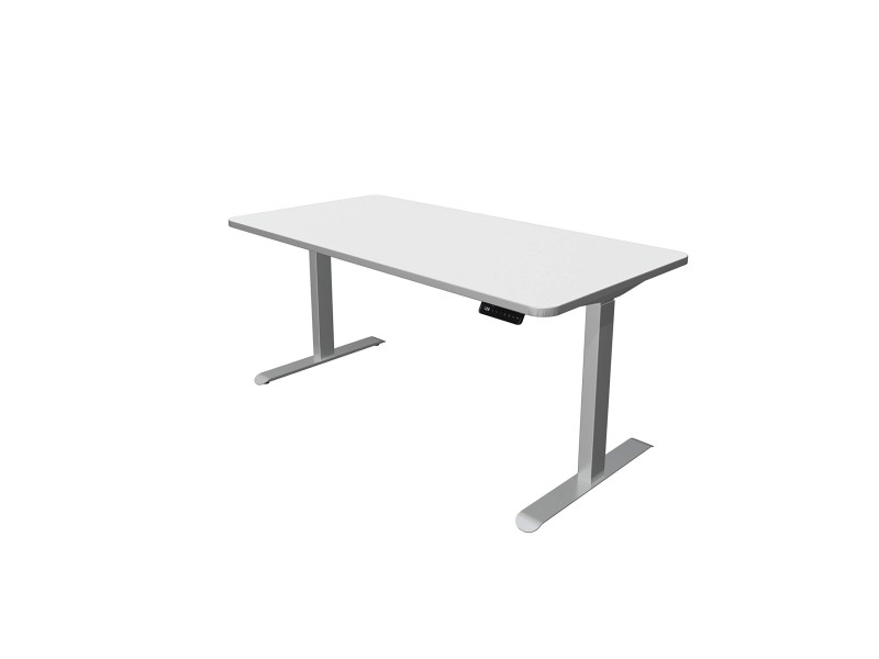 kerkmann Table de bureau assis-debout Move 3 Premium, blanc