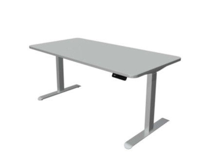 kerkmann Table de bureau assis-debout Move 3 Premium, gris