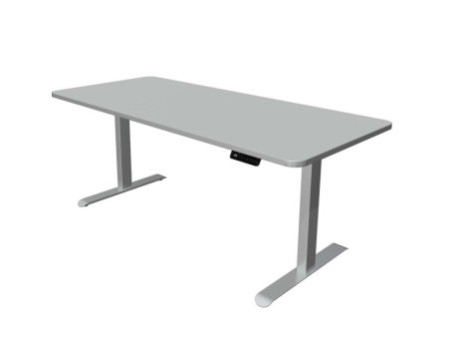 kerkmann Table de bureau assis-debout Move 3 Premium, gris