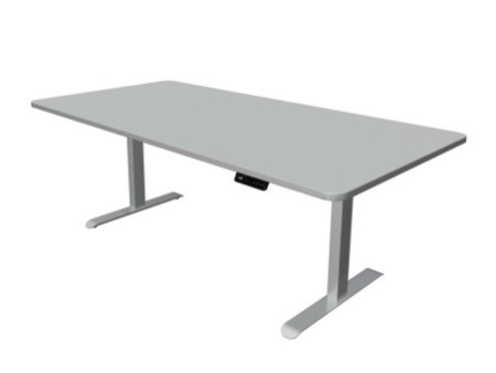 kerkmann Table de bureau assis-debout Move 3 Premium, gris