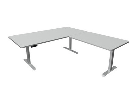 kerkmann Table de bureau assis-debout Move 3 Premium, blanc