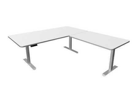kerkmann Table de bureau assis-debout Move 3 Premium, gris