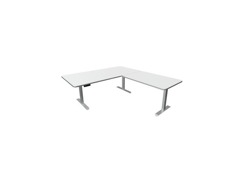 kerkmann Table de bureau assis-debout Move 3 Premium, gris