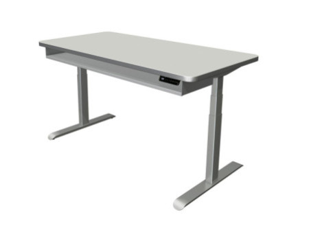 kerkmann Table de bureau assis-debout Move 4 Premium, gris