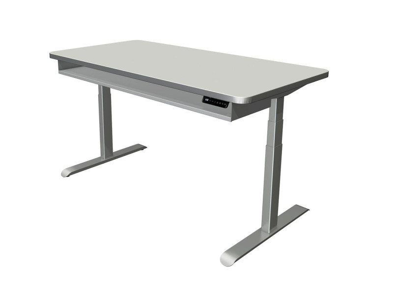 kerkmann Table de bureau assis-debout Move 4 Premium, gris