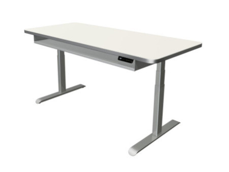 kerkmann Table de bureau assis-debout Move 4 Premium, blanc