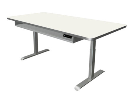 kerkmann Table de bureau assis-debout Move 4 Premium, blanc