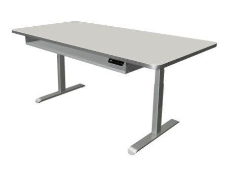 kerkmann Table de bureau assis-debout Move 4 Premium, gris