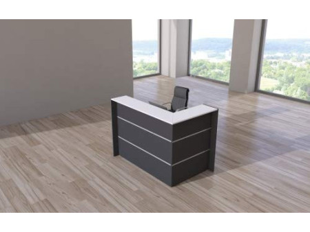 kerkmann Comptoir en L BARI, (L)1.500 x (P)950 mm,anthracite