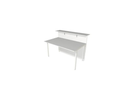 kerkmann Table annexe Atlantis 3, blanc/graphite