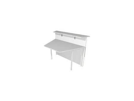 kerkmann Table annexe Atlantis 3, blanc/graphite