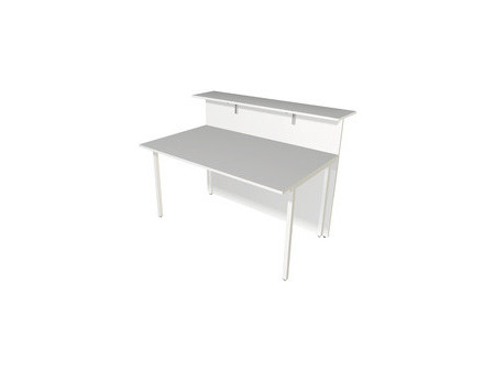 kerkmann Table annexe Atlantis 3, blanc/graphite