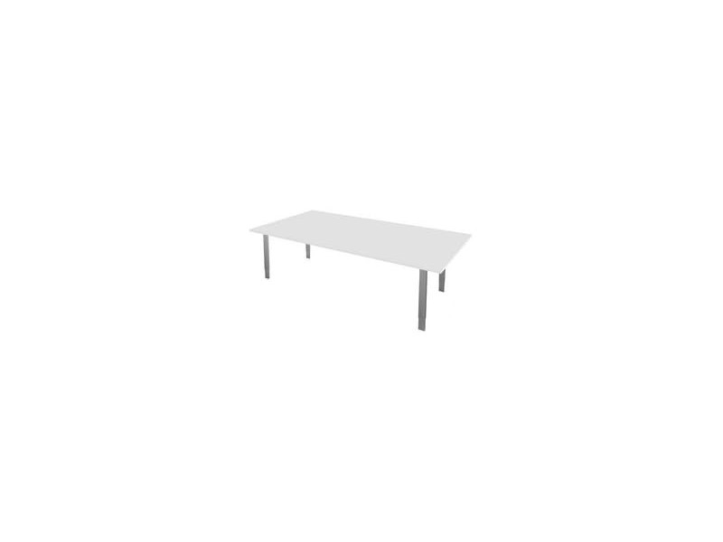 kerkmann Table de conférence Form 5, (L)2.000 mm, gris clair