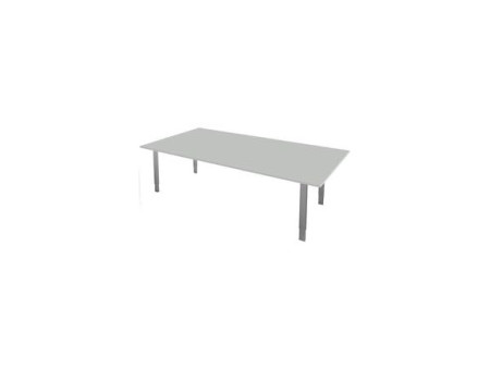 kerkmann Table de conférence Form 5, (L)2.000 mm, gris clair