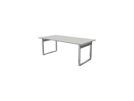 kerkmann Table de conférence Form 5, (L)2.000 mm, gris clair