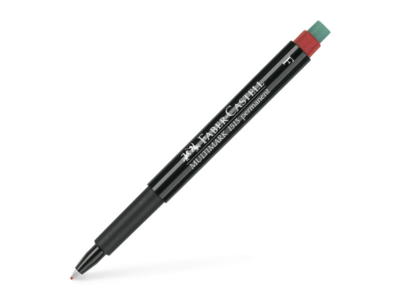 FABER-CASTELL Marqueur permanent MULTIMARK F, rouge