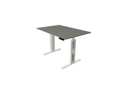 kerkmann Table de bureau assis-debout Move 3 fresh, graphite
