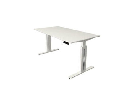 kerkmann Table de bureau assis-debout Move 3 fresh, blanc