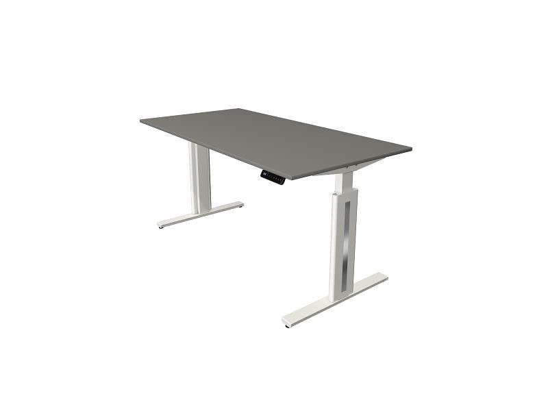 kerkmann Table de bureau assis-debout Move 3 fresh, graphite