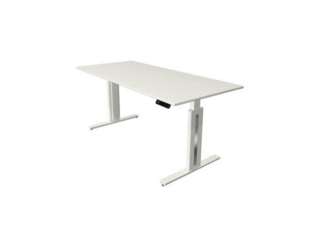 kerkmann Table de bureau assis-debout Move 3 fresh, blanc