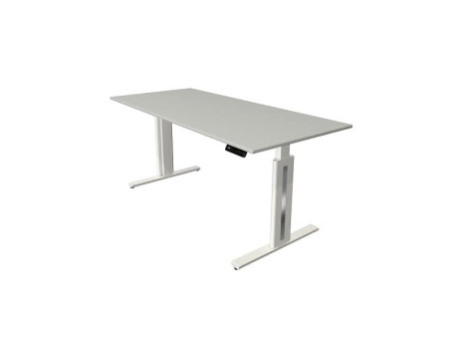 kerkmann Table de bureau assis-debout Move 3 fresh, gris