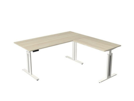 kerkmann Table de bureau assis-debout Move 3 fresh, érable