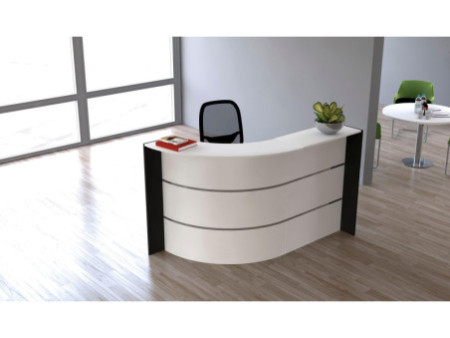 kerkmann Comptoir arrondi BARI Compact, (L)1.750 x (P)950 mm