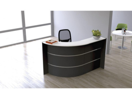 kerkmann Comptoir arrondi BARI Compact, (L)1.750 x (P)950 mm