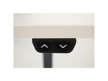 kerkmann Table de bureau assis-debout Move 1, gris clair