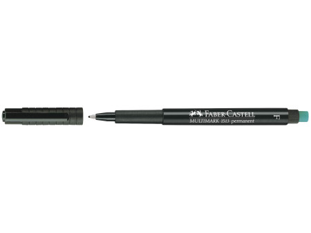 FABER-CASTELL Marqueur permanent MULTIMARK F, noir