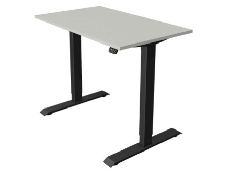 kerkmann Table de bureau assis-debout Move 1, gris clair