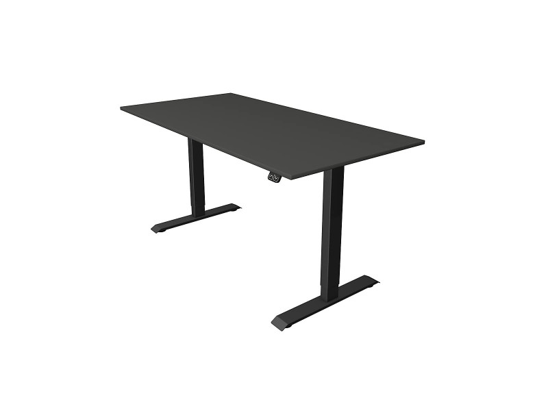 kerkmann Table de bureau assis-debout Move 1, anthracite
