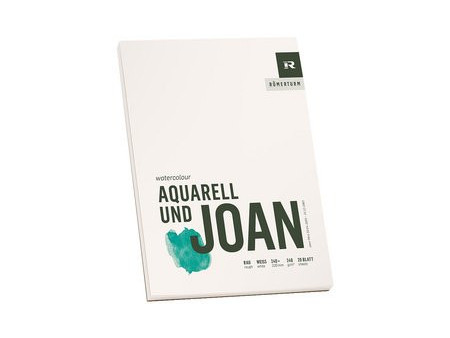 RÖMERTURM Bloc d'artiste 'AQUARELL UND JOAN', 240 x 320 mm
