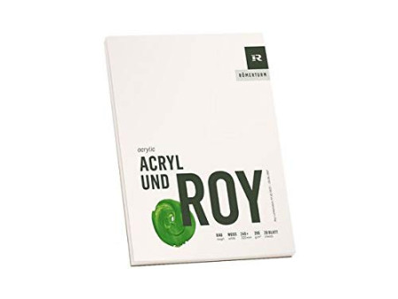 RÖMERTURM Bloc d'artiste 'ACRYL UND ROY', 240 x 320 mm