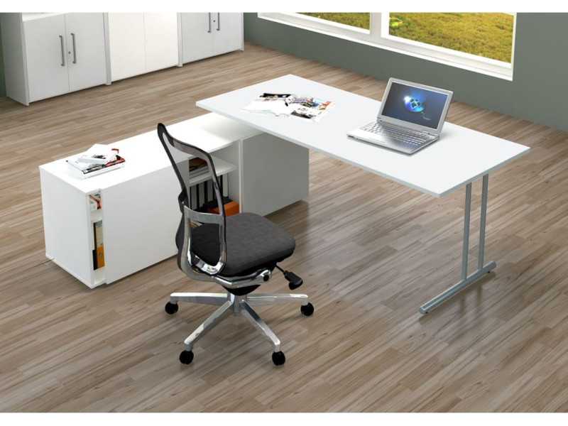 kerkmann Poste de travail complet Start Up, blanc