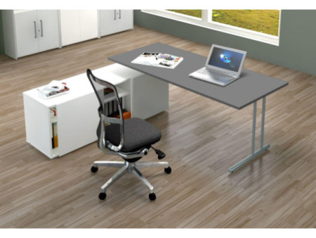 kerkmann Poste de travail complet Start Up, graphite