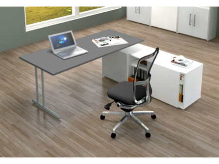 kerkmann Poste de travail complet Start Up, graphite