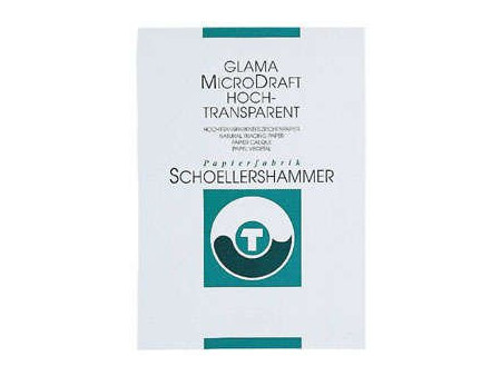 SCHÖLLERSHAMMER Bloc papier calque, A4, 80 g/m2