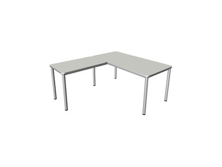 kerkmann Bureau PRIME avec extension, (L)1.600 mm,