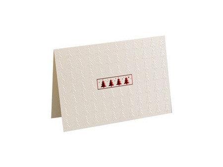 RÖMERTURM Carte de Noël 'Blanc sapin'