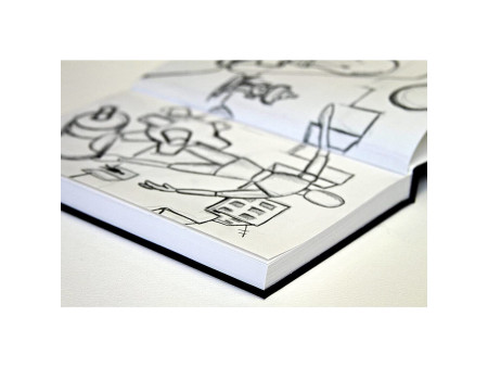 CANSON Carnet de dessin ARTBOOK ONE, 140 x 216 mm, noir